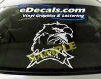  CRT102 Eagle Cartoon Decal
