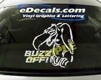  CRT103 Buzzard Cartoon Decal