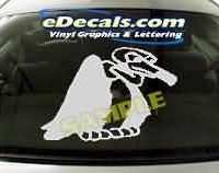  CRT104 Buzzard Cartoon Decal