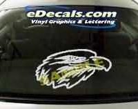 CRT106 Eagle Cartoon Decal