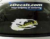  CRT107 Crow Cartoon Decal