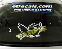  CRT108 Bird Cartoon Decal