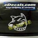 CRT113 Dog Cartoon Decal