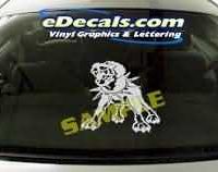  CRT114 Dog Cartoon Decal