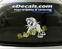 CRT114 Dog Cartoon Decal