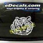 CRT115 Tiger Cartoon Decal