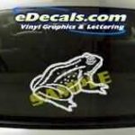 CRT124 Frog Cartoon Decal