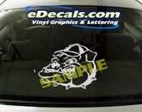  CRT125 Bulldog Cartoon Decal