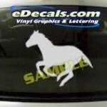 CRT133 Horse Cartoon Decal