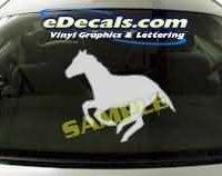 CRT133 Horse Cartoon Decal