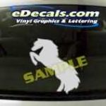 CRT136 Horse Cartoon Decal