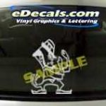 CRT147 Fighting Irish Cartoon Decal