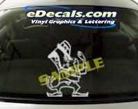  CRT147 Fighting Irish Cartoon Decal
