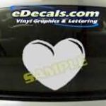 CRT172 Heart Cartoon Decal
