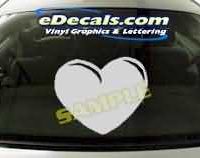  CRT172 Heart Cartoon Decal