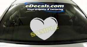 CRT172 Heart Cartoon Decal