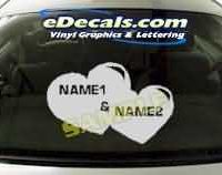  CRT173 Heart Cartoon Decal