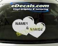 CRT173 Heart Cartoon Decal