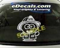 CRT183 Southpark Fire Dept Cartoon Decal