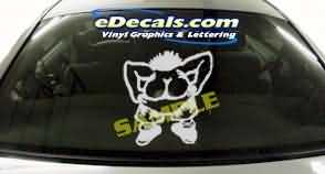 CRT185 Butt Cartoon Decal