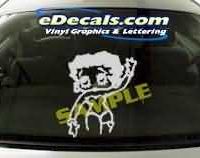 CRT194 Betty Boop Cartoon Decal