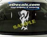 CRT197 Dancer Cartoon Decal