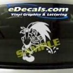 CRT200 F You Blank Cartoon Decal