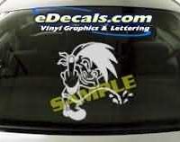 CRT200 F You Blank Cartoon Decal