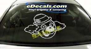 CRT207 Clown Cartoon Decal