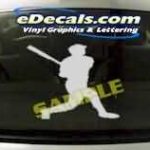 CRT209 Baseball Cartoon Decal