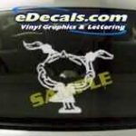 CRT210 Brat Girl Cartoon Decal