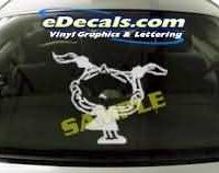  CRT210 Brat Girl Cartoon Decal