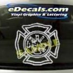 CRT210 Fire Dept Cartoon Decal