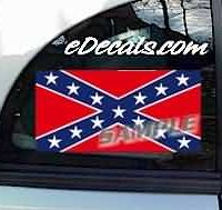  CRT212 Confederate Flag Cartoon Decal