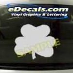 CRT215 Four Leaf Clover Cartoon Decal