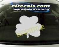  CRT215 Four Leaf Clover Cartoon Decal