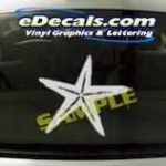 CRT218 Star Fish Cartoon Decal