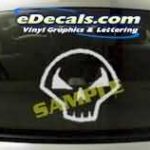 CRT221 Alien Cartoon Decal