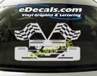  CRT228 Race Car Cartoon Decal