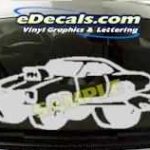 CRT229 Race Car Cartoon Decal