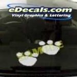 CRT230 Race Car Cartoon Decal