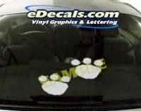  CRT230 Race Car Cartoon Decal