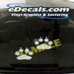 CRT231 Paw Print Cartoon Decal