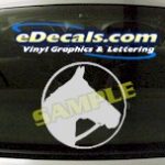 CRT404 Horse Shape Cartoon Decal