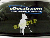  CRT412 Horse Shape Cartoon Decal