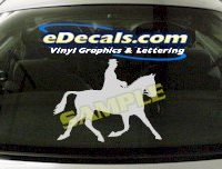 CRT414 Horse Shape Cartoon Decal