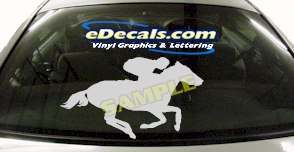 CRT420 Horse Shape Cartoon Decal