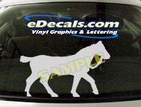  CRT421 Horse Shape Cartoon Decal