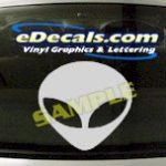 CRT450 Alien Cartoon Decal