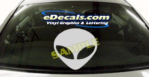 CRT450 Alien Cartoon Decal